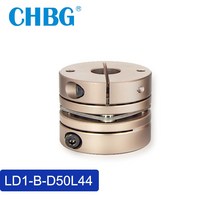 후렉시블 조인트 플렉시블 LD1 D50L44 Flexible Single Disk Coupler Diaphgram Coupling Joint Stepmotor 8mm 10mm t, 8x8