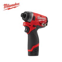 밀워키 충전 임팩 드라이버 M12 FID, 2. 3Ah배터리 +본체 +충전기+케, 1개