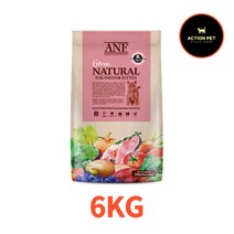 ANF 6free 캣 고양이사료 인도어 키튼 6kg 성장기 어린고양이 사료, 1개