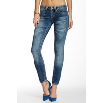 [해외]트루릴리젼여자명품청바지20124722 True Religion Basic French Terry Ankle Crop Skinny Jeans Legging Blue Size 26