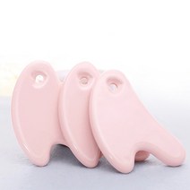 텐포인트 세라믹 하트 괄사 도자기 마사지 도구 바디 승모근 림프순환마사지 허벅지 머리 지압