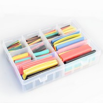 열수축튜브 수축 와이어 케이블 절연 전선 정리 슬리브 세트 5색 328PCS