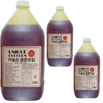 카놀라 팝콘 오일 (3.5kg x 3 ) 액상 버터 재료원료