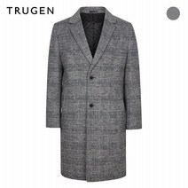 트루젠 울혼방 체크 싱글 체스터 코트 TGAW0-MCL930