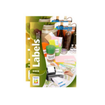 올바른 레이저 잉크젯 공용 흰색 라벨지 AL040 100p, 40칸, 4개