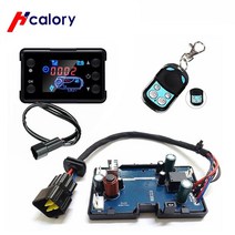 이동식 무시동 캠핑용 온풍기 히터 차량용 12v24v 디젤 에어 lcd 모니터 스위치 + 제어 보드 마더 보드 + 주차 원격 제어 101, 액정 모니터