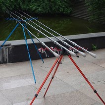 원투 낚시 거치대 받침대 삼각대, 5조 실버