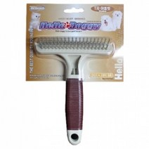 허스키 리트리버 중장모종 T자 이중빗 푸들 털갈이 브러시추천 죽은털제거 강아지목욕 비숑 셀프미용