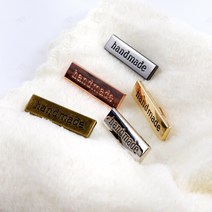 DIY 가방 소품 제작 만들기 핸드메이드 수제 엔틱 금속 메탈 라벨 장식 선물 패브릭 공예 자수 공방, A 청동
