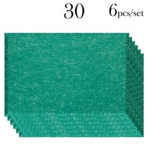 2GIDA 스튜디오방음제 소음 방지 벽 스튜디오 어쿠스틱 패널 6 개 홈 뮤직 방음 시트 처리, 8.30-Gemstone Green - 0.9cm Me