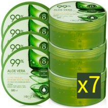 알로에수딩젤 수분크림 수분젤 알로에베라 300mlX7개 총 2100ml, 대용량 알로에수딩젤 300ml 7개, 7개, 300ml
