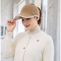 골프 니트 썬캡 겨울용 여성 모자 등산 낚시 캠핑 2030골프웨어, 03. 그레이