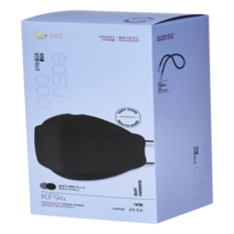 곰하늘날다보건용마스크(KF94)(대형)(검정색)(흰색) 푸름웰니스 비움 에코 프로 2D 새부리형 25매입 KF94 보건용 마스크, 1개 (25매입), 블랙