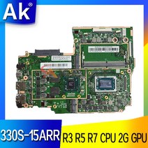 조립식 컴퓨터 2인용 모던레노버 ideapad 330S-15ARR 노트북 마더 보드 메인 보드 R3-2200U R5-2500U R7-27, 05 R540M 2G R7-2700U 4G