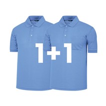 1+1 나인앤나인 36수 PKG 카라 포켓 여름 반팔티셔츠(2장세트)