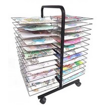 미술학원 그림 건조대 철제 건조 렉 화실 화판 보관