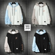 유유가가 남성용 풀오버 긴팔 후드티(면) M~7XL