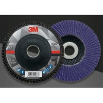 3M 2P 빠른속도 그라인딩 광택 플랩 휠빼빠 브랜딩 녹제거 빠우 작업 연마, 60방