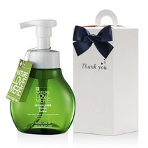 네이쳐러브메레 280ml 핸드워시 답례품 손세정제 웨딩 돌잔치 조문 답례품, 1개, 완포장-핸드워시+린넨박스