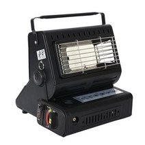 캠핑온풍기 미니 히터 발난로 캠핑 휴대용 가스 히터 캠핑 난방 난로 손잡이 야외 캐러밴 텐트 낚시, 02 black