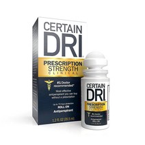 Certain Dri Prescription Strength Clinical Antiperspirant Roll-On Deodorant Hyperhidrosis Treatment, 1개