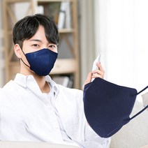 에어에이드 새부리형 퍼스널 컬러마스크 중형, 1개입, 100개, 네이비