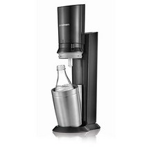 SodaStream Crystal 2.0 워터 버블러 CO2 실린더 및 2x 유리 카라페 티타늄/실버 55 x 26 x 16 cm -22882