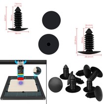 레이저 조각기 TTS TS2 CO2 절단기 레이저 조각기 CNC 부품 벌집 모양 작업 테이블 고정 바늘, 01 7.5mm_01 1pcs