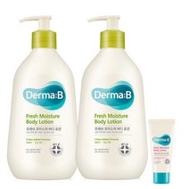 더마비 프레쉬 모이스처 바디로션 400ml 1+1+튜브견본(랜덤)