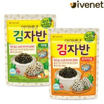 [아이배냇] 아기반찬 김자반 2종 6개 바사삭 순쌀칩 김맛 7개 행사, 1세트, 김자반 오리지널3개+야채3개