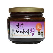 [장수] 국내산 100% 직접 재배한 도라지로 만든 도라지청 500g, 2개, 500g/1병