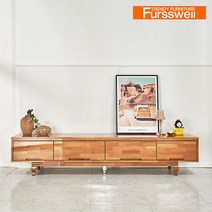 퍼스웰 샤이닝 UV하이그로시 2000-1단 거실장TV장(NL_013), 엘다화이트