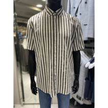 지이크F 21SS 카키 빅 스트라이프 셔츠 FCBAD5704