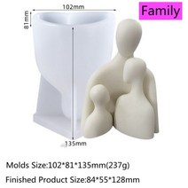 몰드 초 캔들 로맨틱 커플 초상화 실리콘 캔들 금형 조각 아트 아로마 테라피 석고 가정 장식 금형 결혼 선물 대형 3D, A320-4