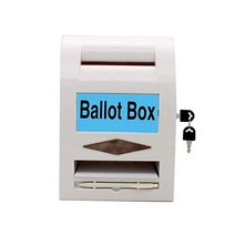 벽 또는 카운터 잠금 장치 및 펜 교체 가능한 라벨 6개 건의함 기부함 우편함 댓글 상자