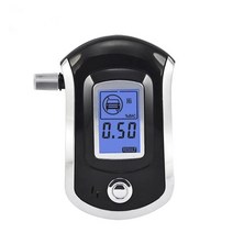 전문 디지털 호흡 알코올 테스터 분석기 감지기, 01 black