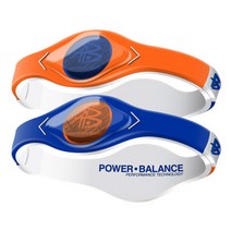파워발란스 [Powerbalance] 게임데이 양면 팔찌03(Gameday) 01 블루+오렌지, 블루/오렌지