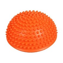풍선 반구 요가 공 PVC 마사지 Fitball 운동 트레이너 균형 체육관 필라테스 스포츠 피트니스 신제품, CHINA, Orange