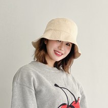 글램디브 남녀공용 빅사이즈 버킷햇 벙거지모자