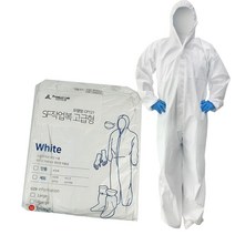 크린복 화학 실험복 클린복 분진복 식품 공장 위생복 원피스 방진복, 1개