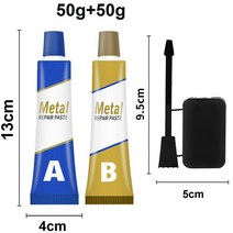 메탈리페어접착제 Extrusion Metal Repair Adhesive Industrial High Strength Bonding Sealant Weld Seam Agent St, 07 Repair Glue set 100g