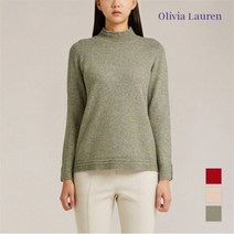 올리비아로렌 NC06 멜란지반넥니트풀오버 VOBBLWWA351