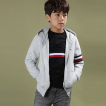 타미힐피거 엠보스드 스루 후드 집업 (T42B6KKJ400BT1P01)