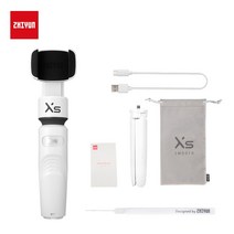 짐벌 크레인 ZHIYUN-스마트폰용 부드러운 X 짐벌 스태빌라이저 샤오미 레드미 화웨이 아이폰 삼성 핸드헬, 01 Smooth XS wHITE