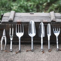 홈 가드닝 미니 올스테인레스 모종삽 꽃삽 원예도구 분갈이, 갈고리라지