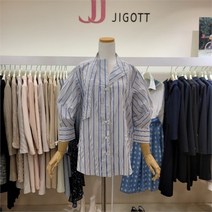 [지고트] [JIGOTT]JJ NC11 스트라이프 블라우스 GK4A0BLR9 (839658