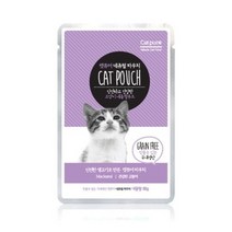 캣퓨어 내추럴 파우치 80g, 건강한고등어, 10개