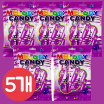 소리나는 피리 막대사탕 포도향 (12gX4개) x 5봉, 딸기맛x5봉