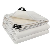 바닥방수포 방염 타프 방수천 매트 그라운드시트 천막, 블랙 실리콘 캔버스 3x4m