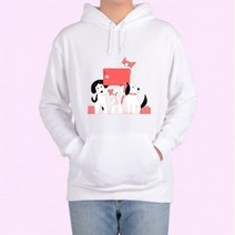 ATOGATO 강아지 고양이 반려동물 6 맞춤 후드티
